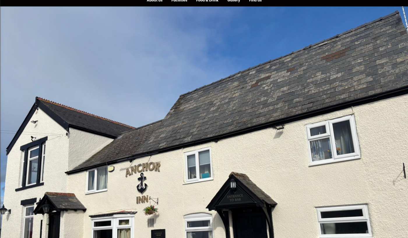 The Anchor Inn homepage